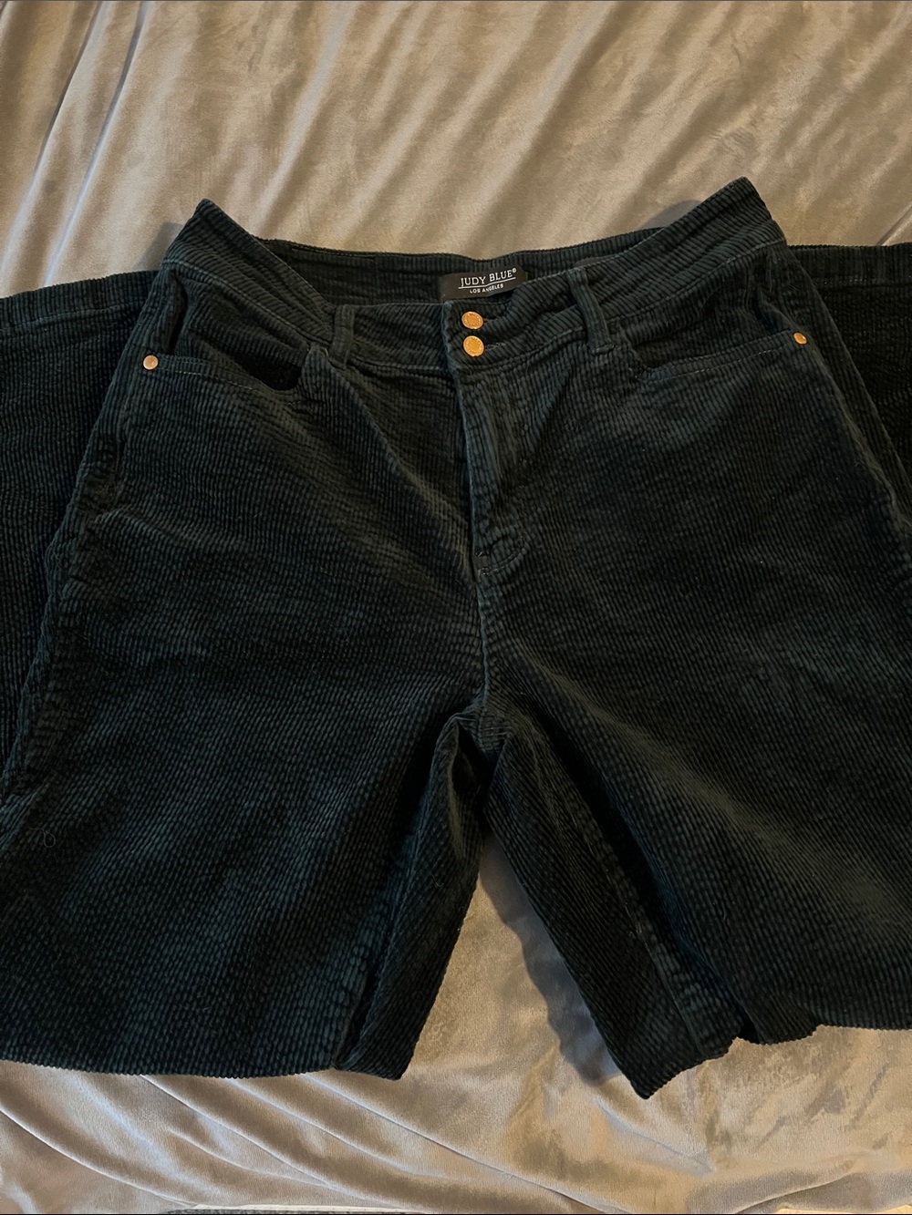 Judy Blue Dark Green Corduroy Pants
